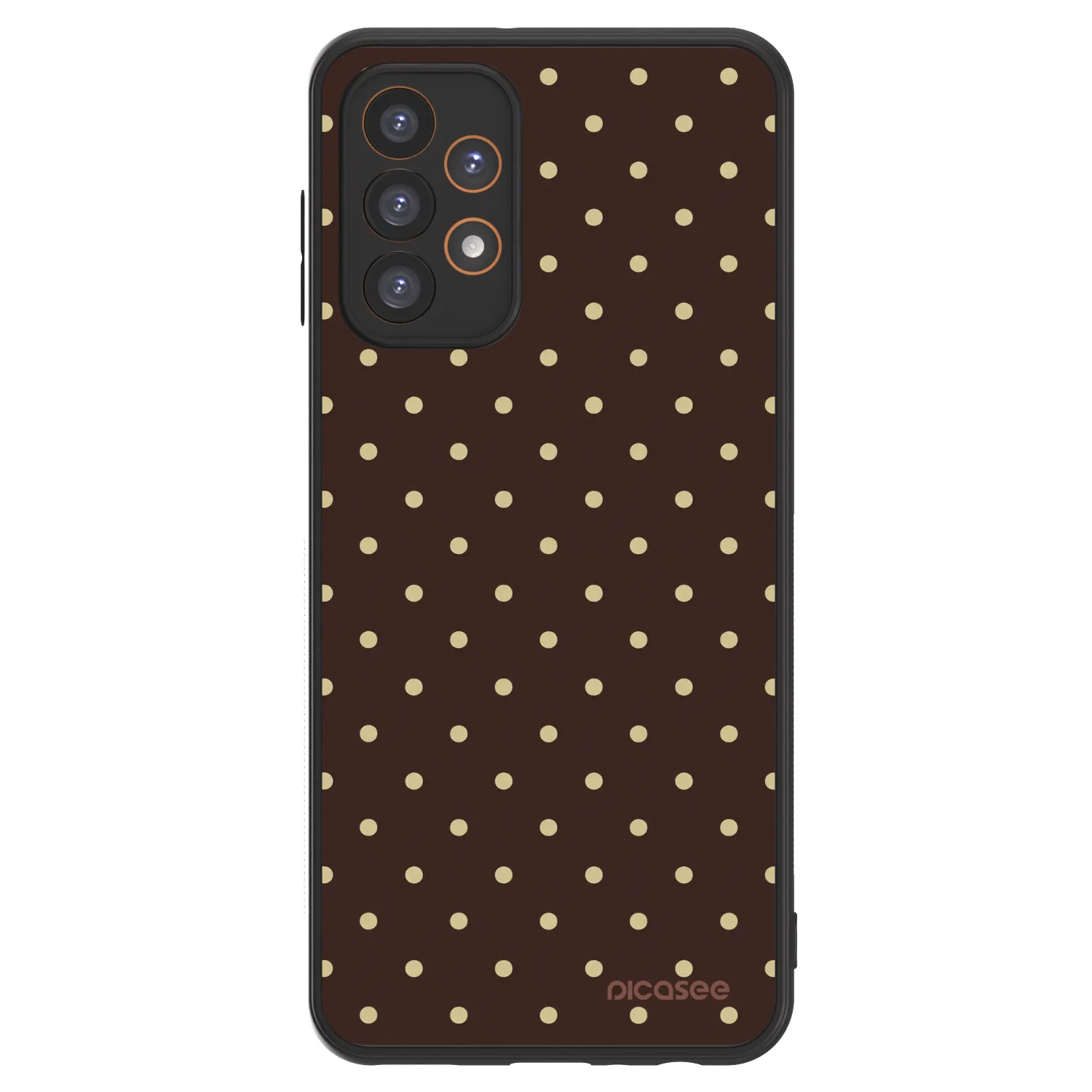 Picasee ULTIMATE CASE za Samsung Galaxy A23 A236B 5G - Vanilla Dots & Chocolate