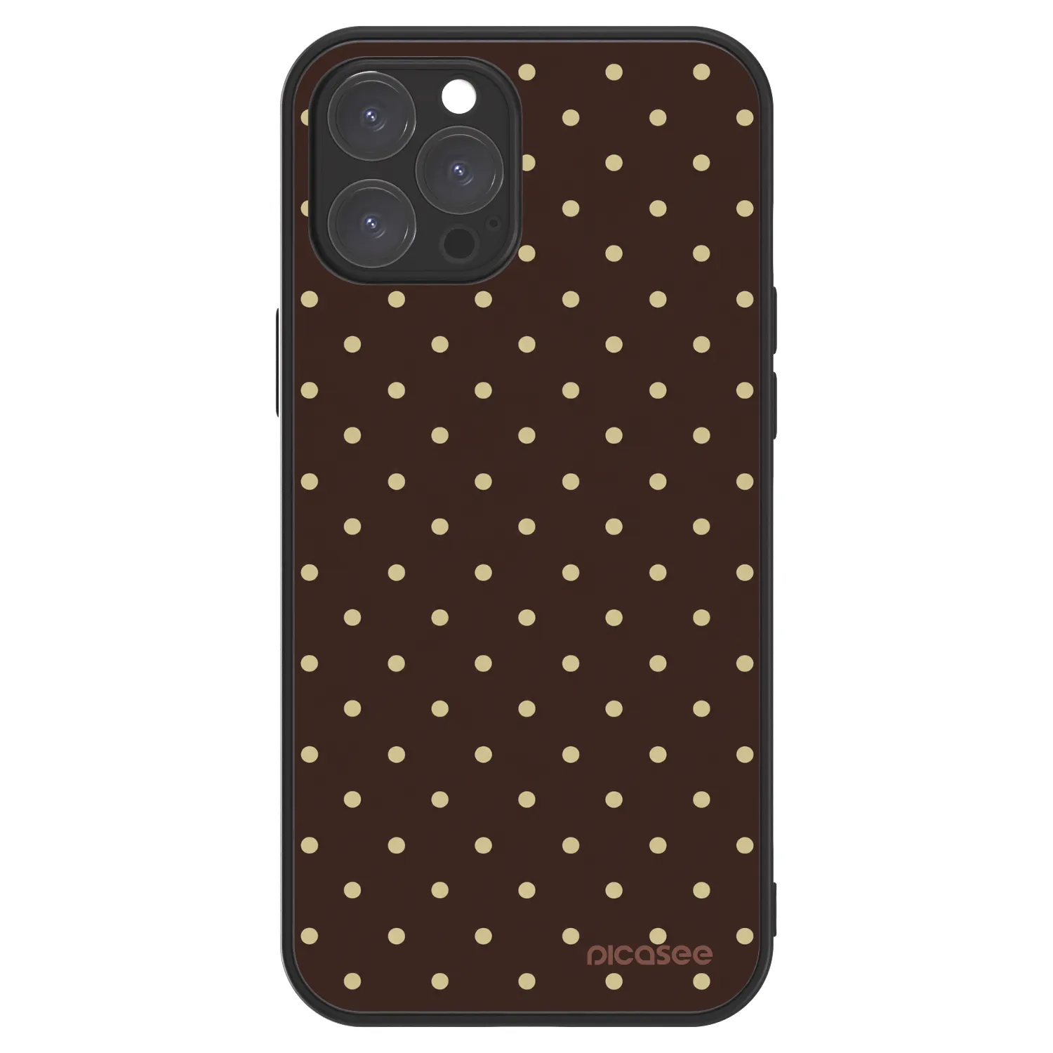 Picasee ULTIMATE CASE MagSafe za Apple iPhone 12 Pro Max - Vanilla Dots & Chocolate
