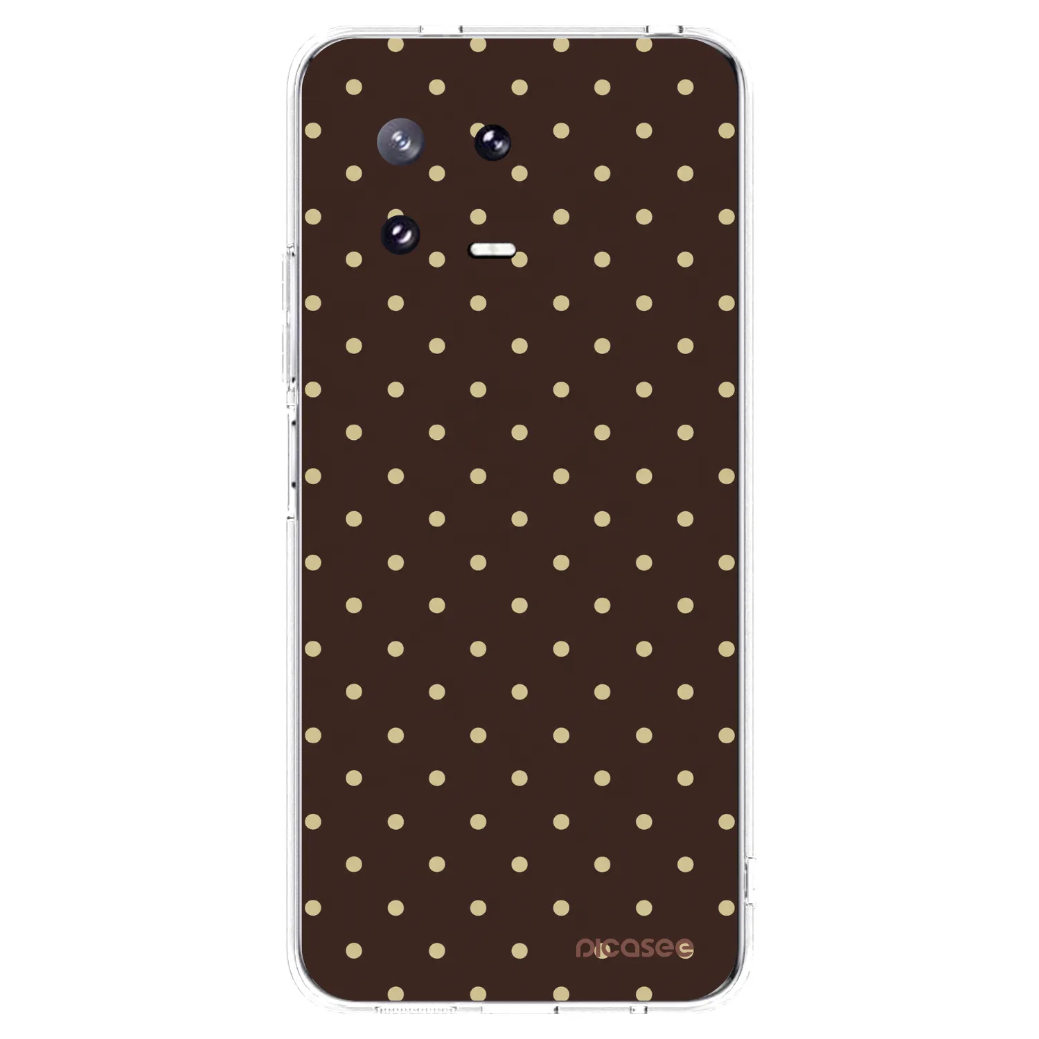 Picasee silikonska prozirna maskica za Xiaomi 13 Pro - Vanilla Dots & Chocolate