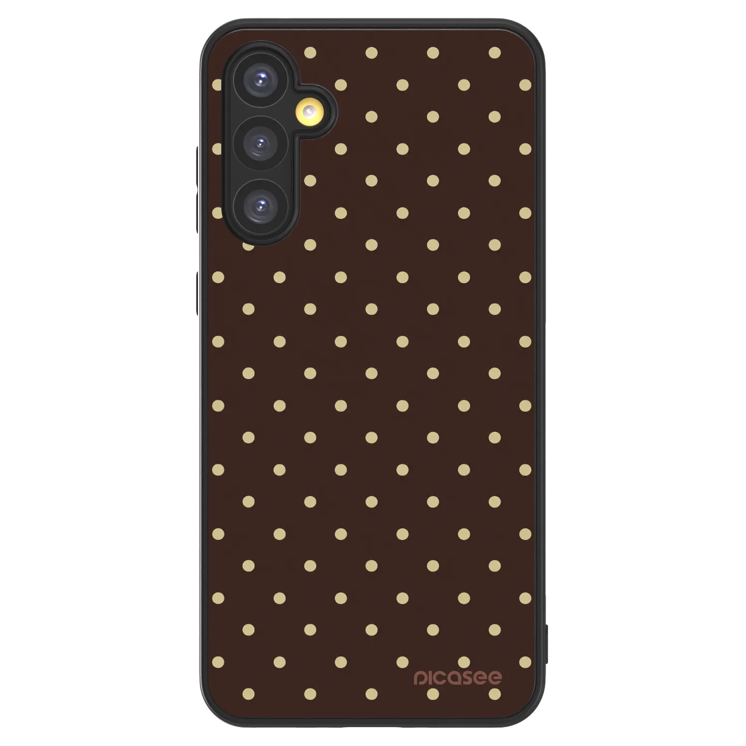 Picasee ULTIMATE CASE za Samsung Galaxy A34 5G A346B - Vanilla Dots & Chocolate