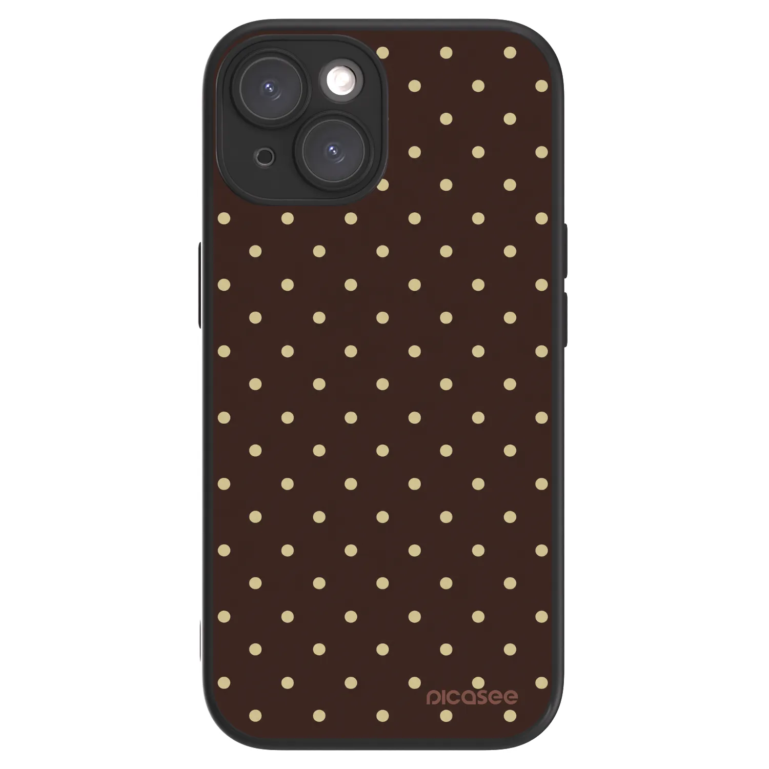 Picasee ULTIMATE CASE MagSafe za Apple iPhone 15 - Vanilla Dots & Chocolate