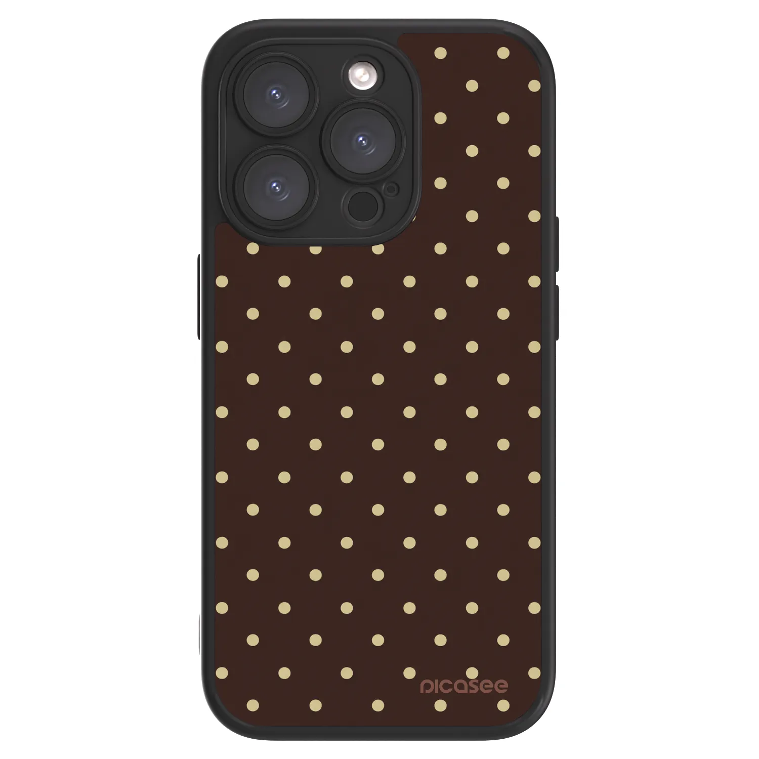 Picasee ULTIMATE CASE MagSafe za Apple iPhone 15 Pro - Vanilla Dots & Chocolate