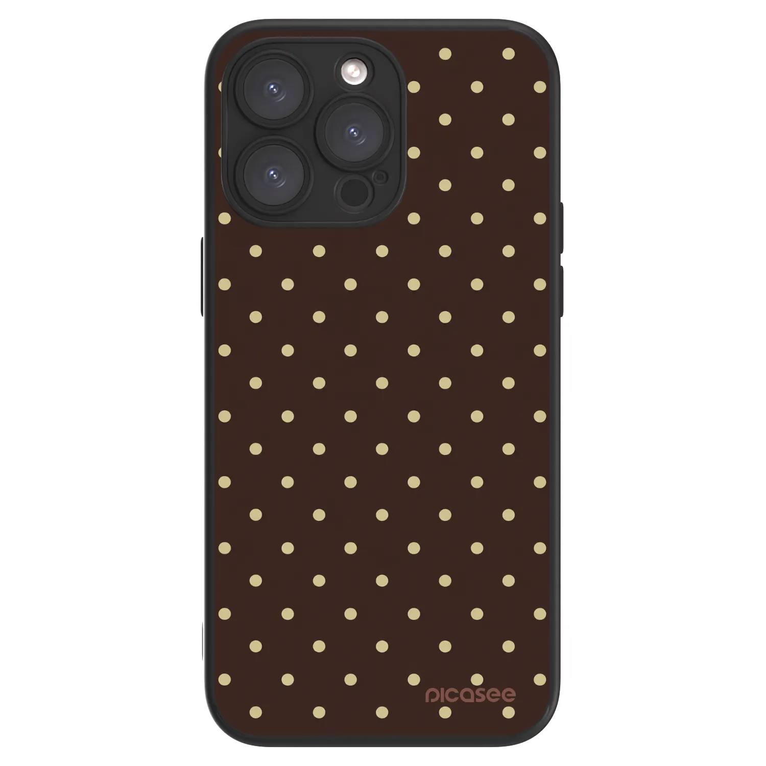 Picasee ULTIMATE CASE MagSafe za Apple iPhone 15 Pro Max - Vanilla Dots & Chocolate