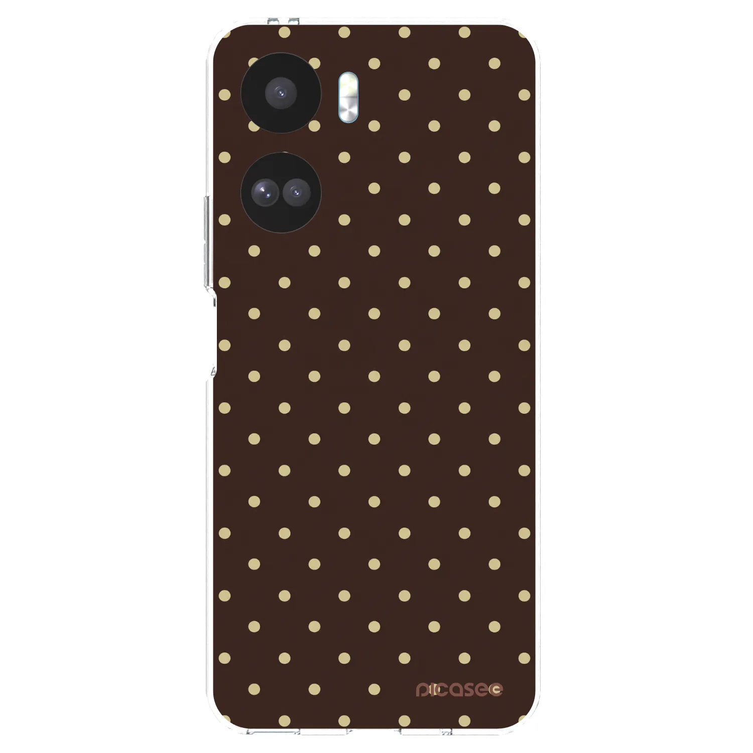Picasee silikonska prozirna maskica za Honor 90 Lite 5G - Vanilla Dots & Chocolate