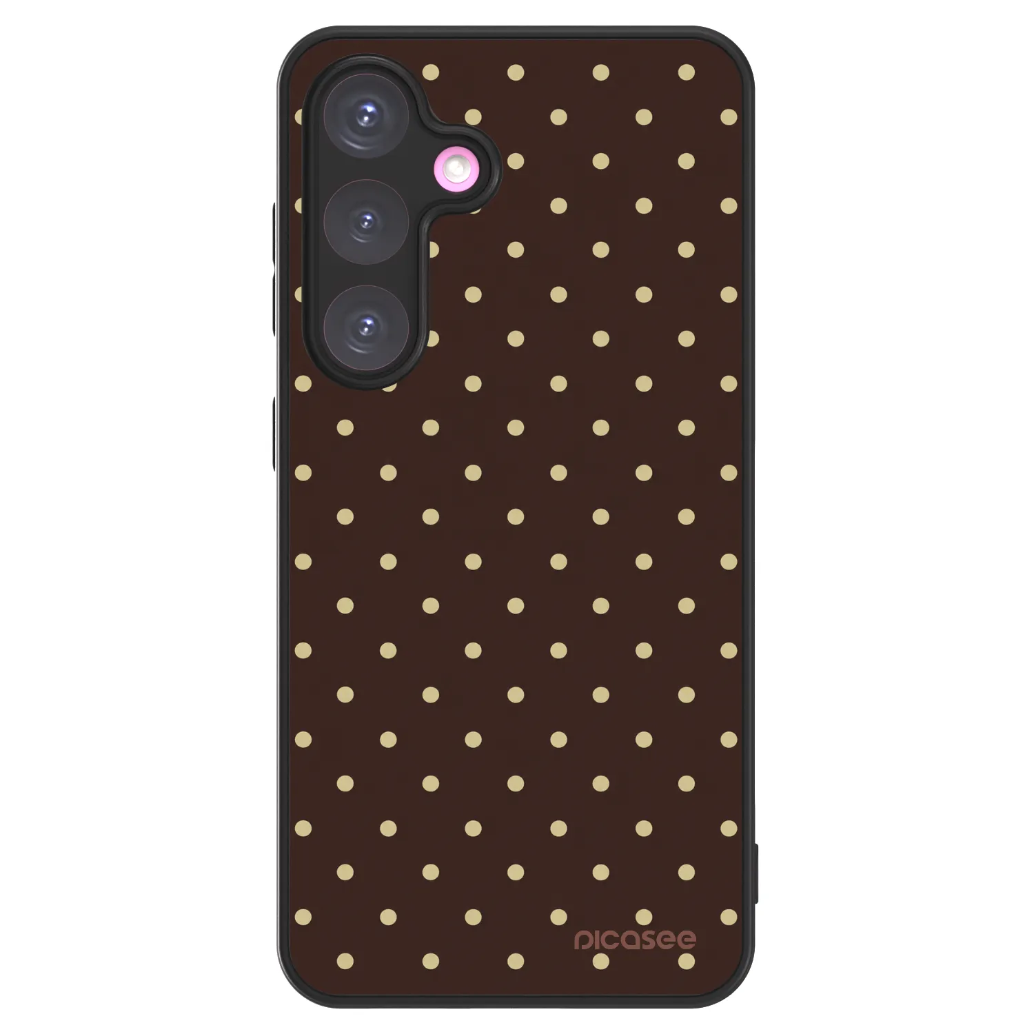 Picasee ULTIMATE CASE PowerShare za Samsung Galaxy S24+ S926B 5G - Vanilla Dots & Chocolate