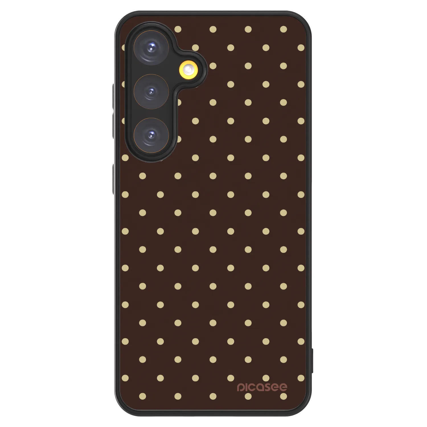 Picasee ULTIMATE CASE za Samsung Galaxy S24 S921B 5G - Vanilla Dots & Chocolate