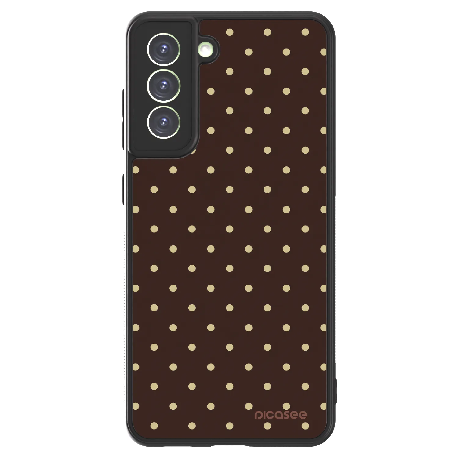 Picasee ULTIMATE CASE PowerShare za Samsung Galaxy S21 FE 5G - Vanilla Dots & Chocolate