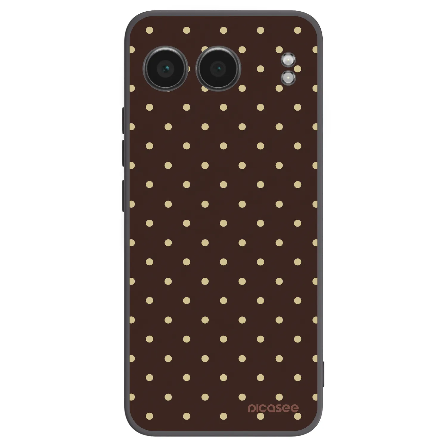 Picasee crna silikonska maskica za OnePlus Nord 4 - Vanilla Dots & Chocolate