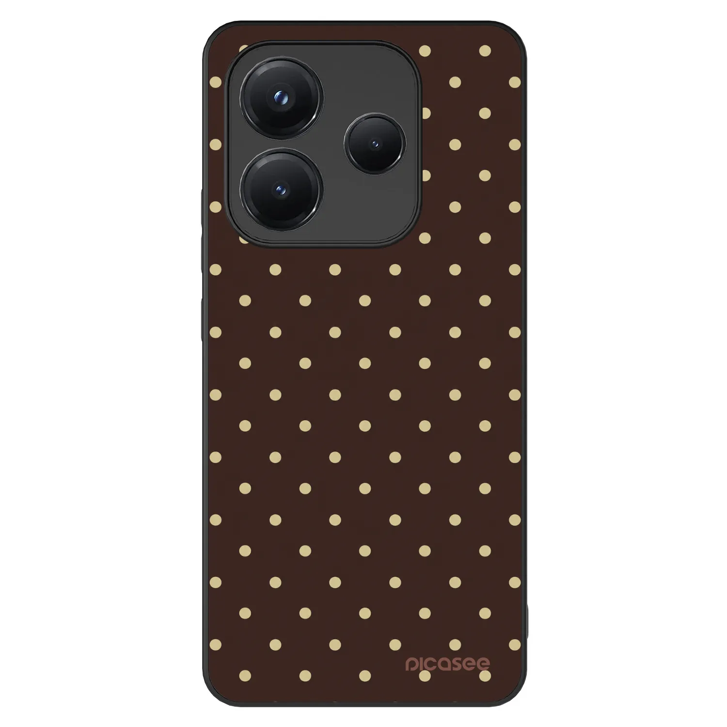 Picasee ULTIMATE CASE za Xiaomi Redmi Note 14 5G - Vanilla Dots & Chocolate