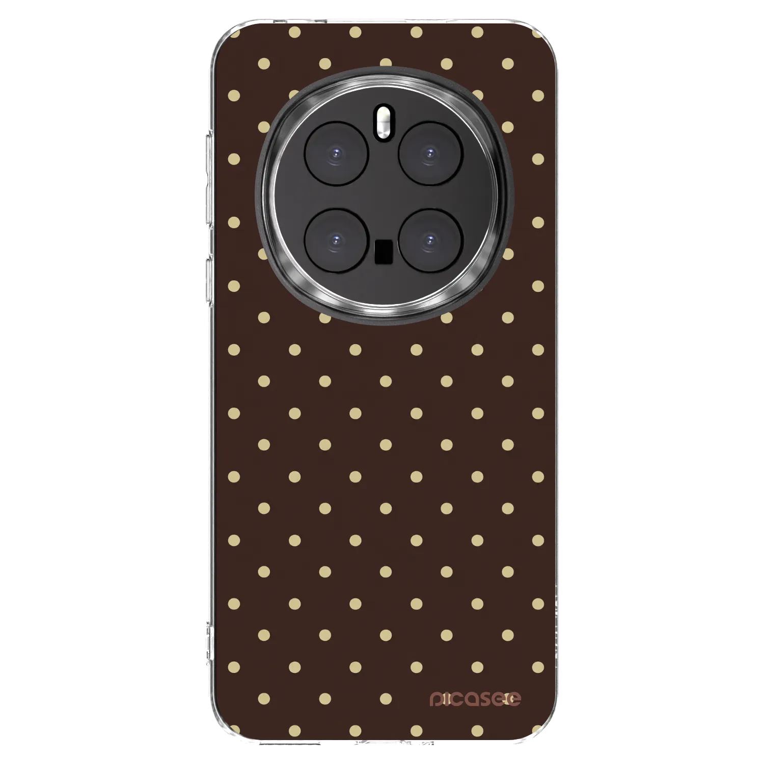 Picasee silikonska prozirna maskica za Honor Magic7 Pro 5G - Vanilla Dots & Chocolate