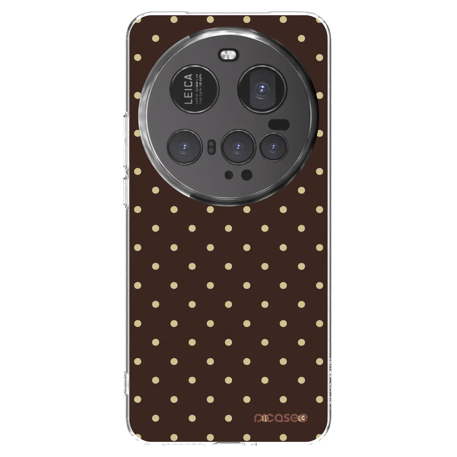 Picasee silikonska prozirna maskica za Xiaomi 15 Ultra - Vanilla Dots & Chocolate
