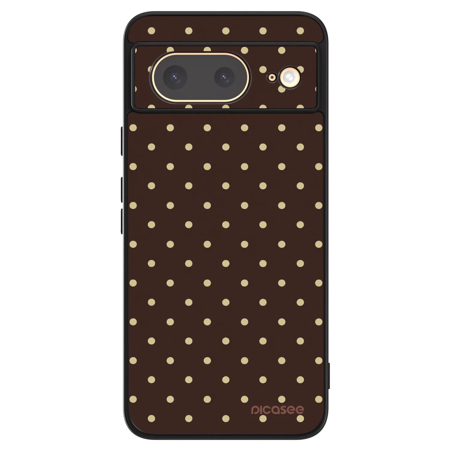 Picasee ULTIMATE CASE za Google Pixel 8 - Vanilla Dots & Chocolate