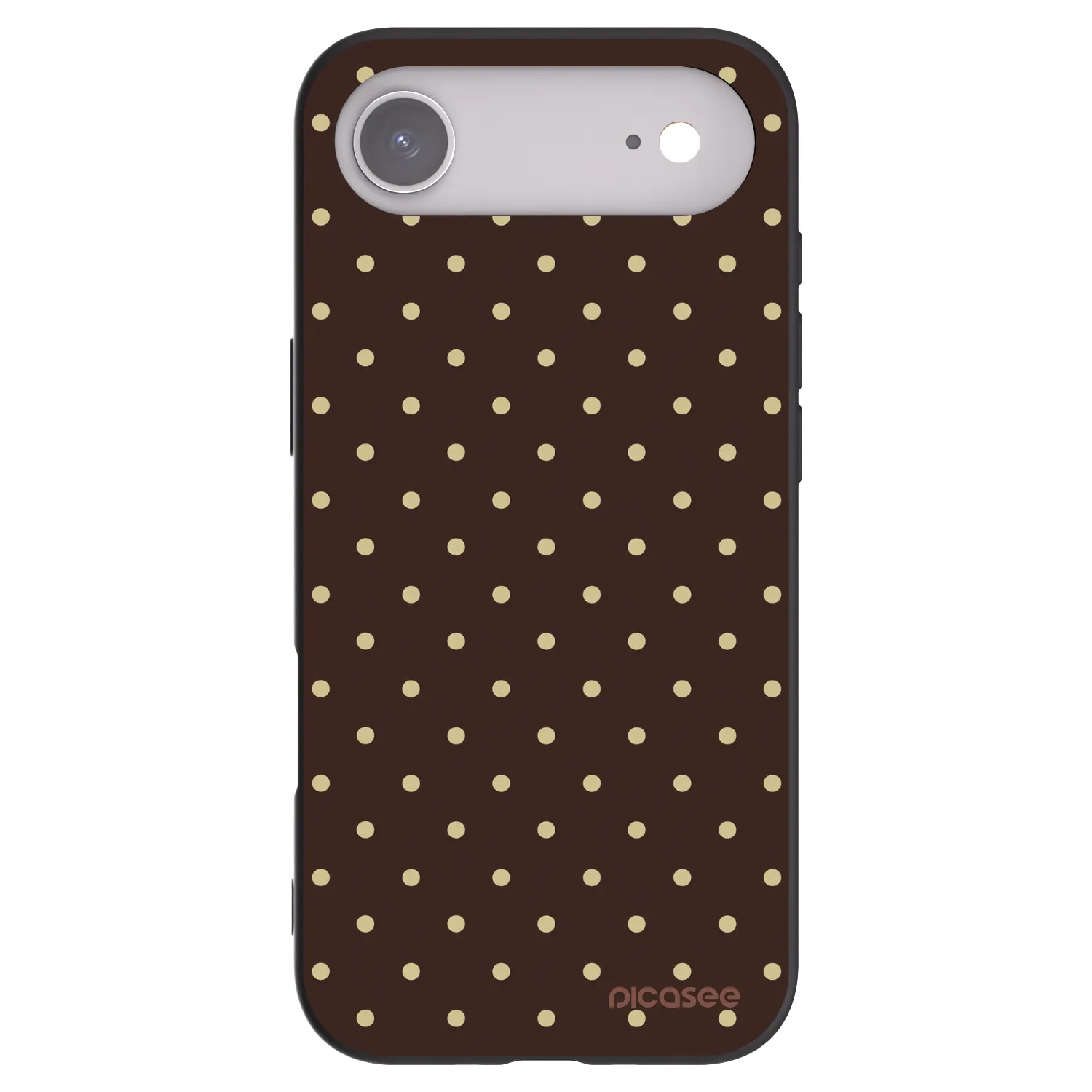 Picasee crna silikonska maskica za Apple iPhone Air - Vanilla Dots & Chocolate