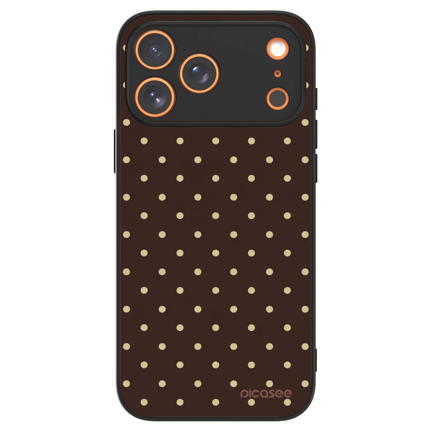 Picasee ULTIMATE CASE MagSafe za Apple iPhone 17 Pro Max - Vanilla Dots & Chocolate