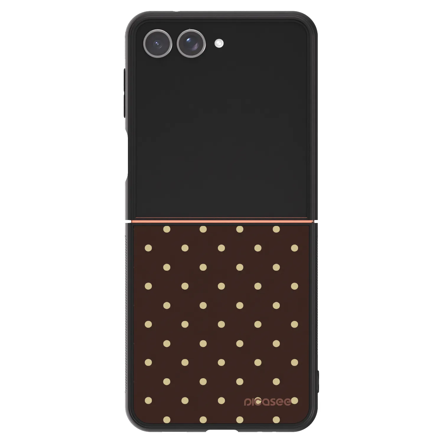 Picasee ULTIMATE CASE za Samsung Galaxy Z Flip7 5G - Vanilla Dots & Chocolate