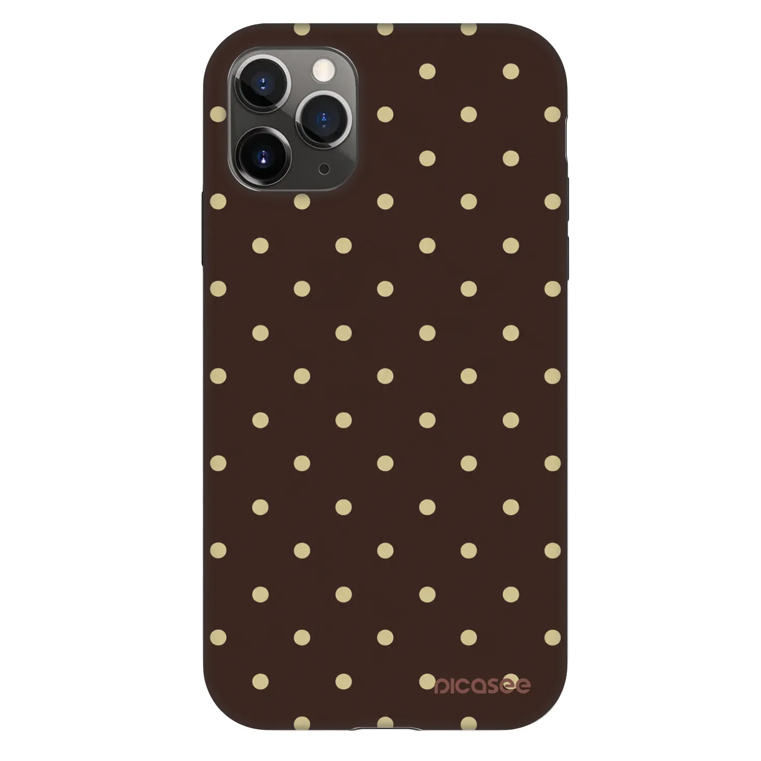 Picasee Fashion Case za Apple iPhone 11 Pro - Vanilla Dots & Chocolate