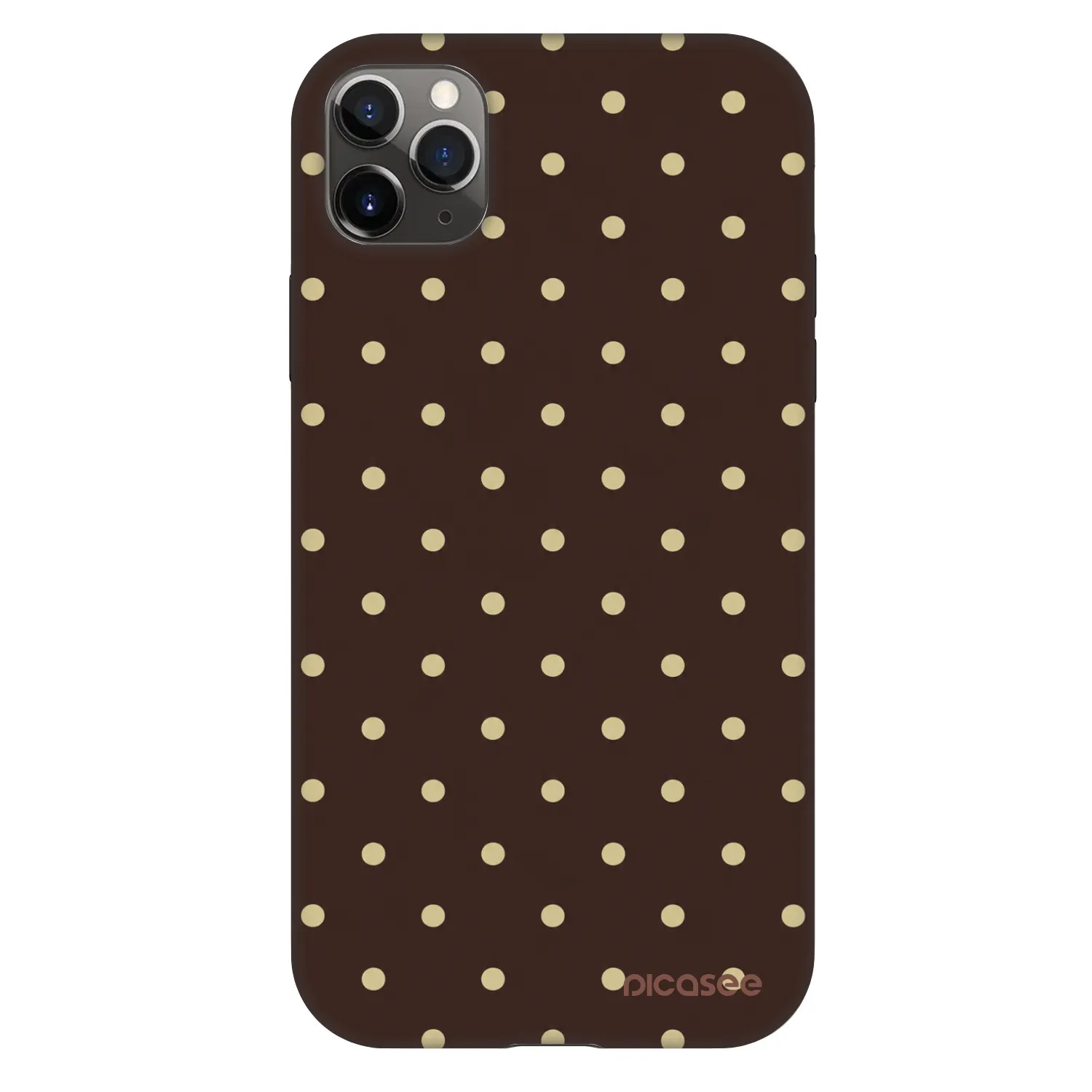 Picasee Fashion Case za Apple iPhone 11 Pro Max - Vanilla Dots & Chocolate