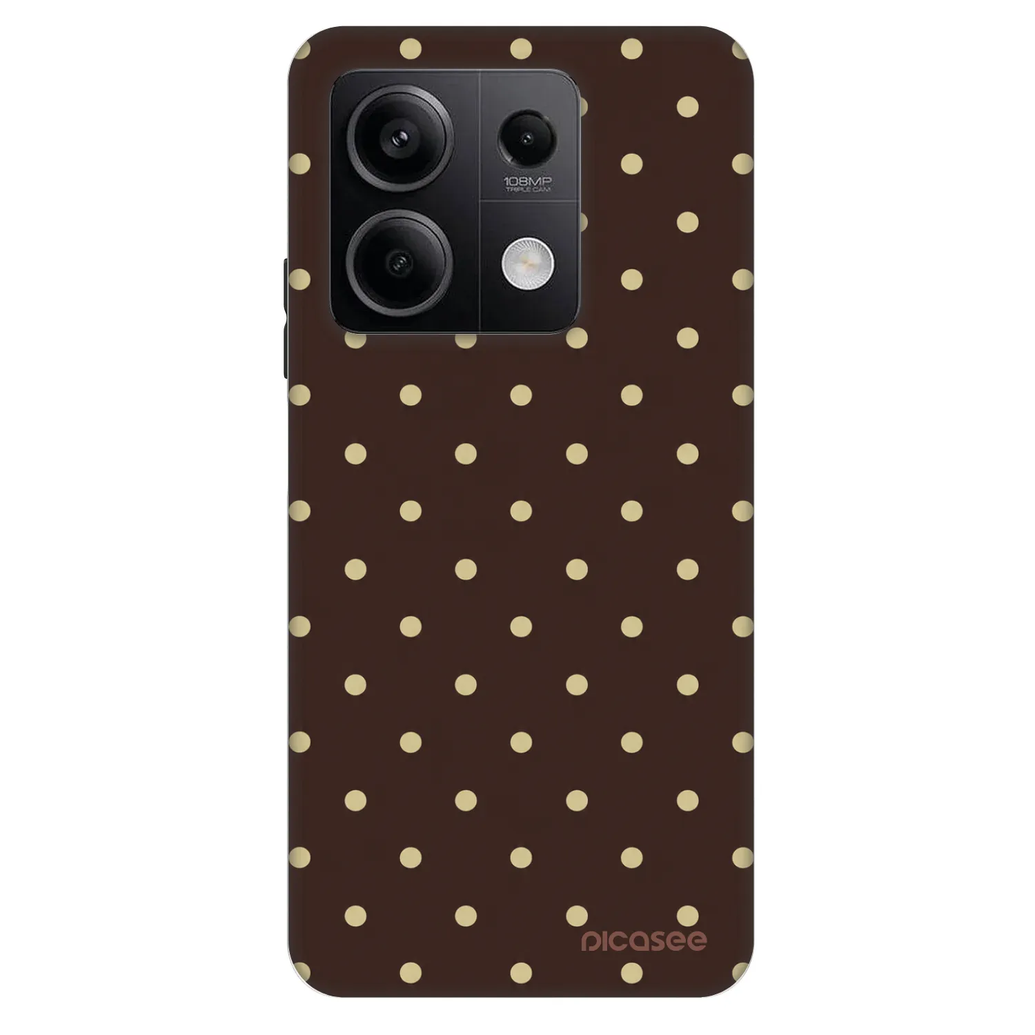 Picasee Fashion Case za Xiaomi Redmi Note 13 5G - Vanilla Dots & Chocolate