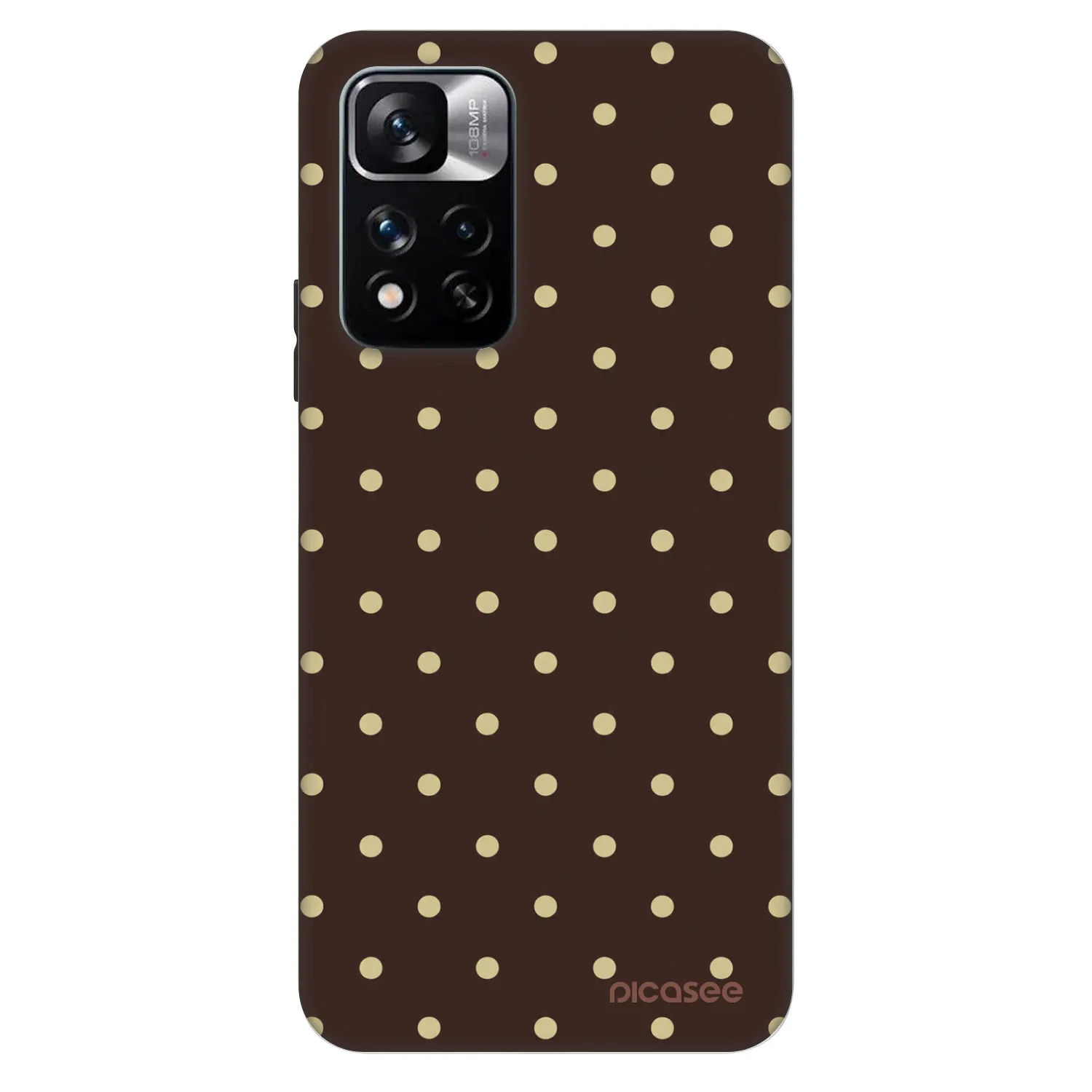 Picasee Fashion Case za Xiaomi Redmi Note 11 Pro 5G - Vanilla Dots & Chocolate
