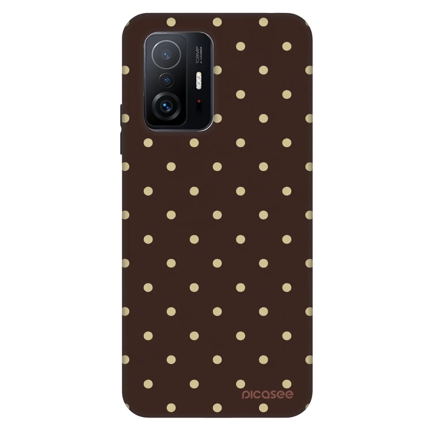 Picasee Fashion Case za Xiaomi 11T Pro - Vanilla Dots & Chocolate