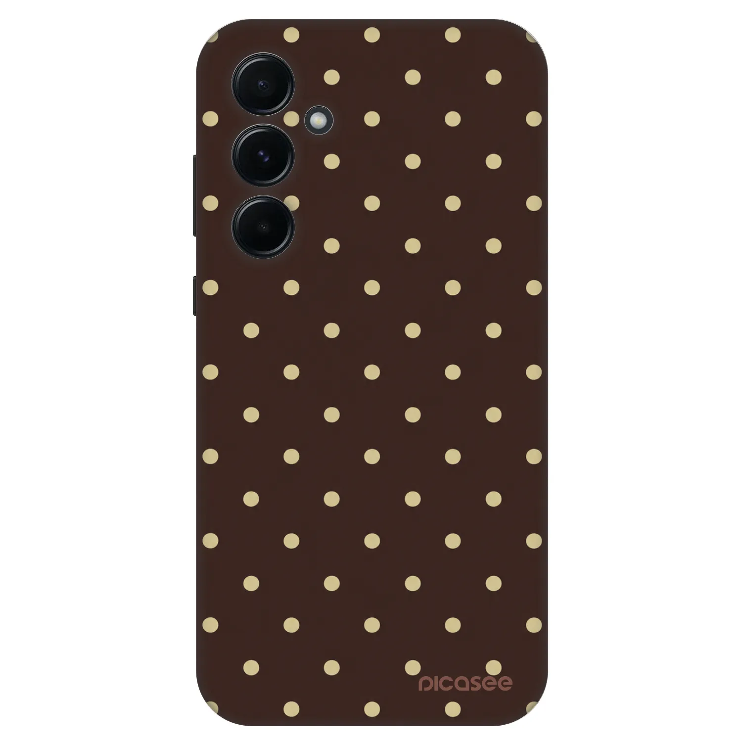 Picasee Fashion Case za Samsung Galaxy A55 5G A556B - Vanilla Dots & Chocolate