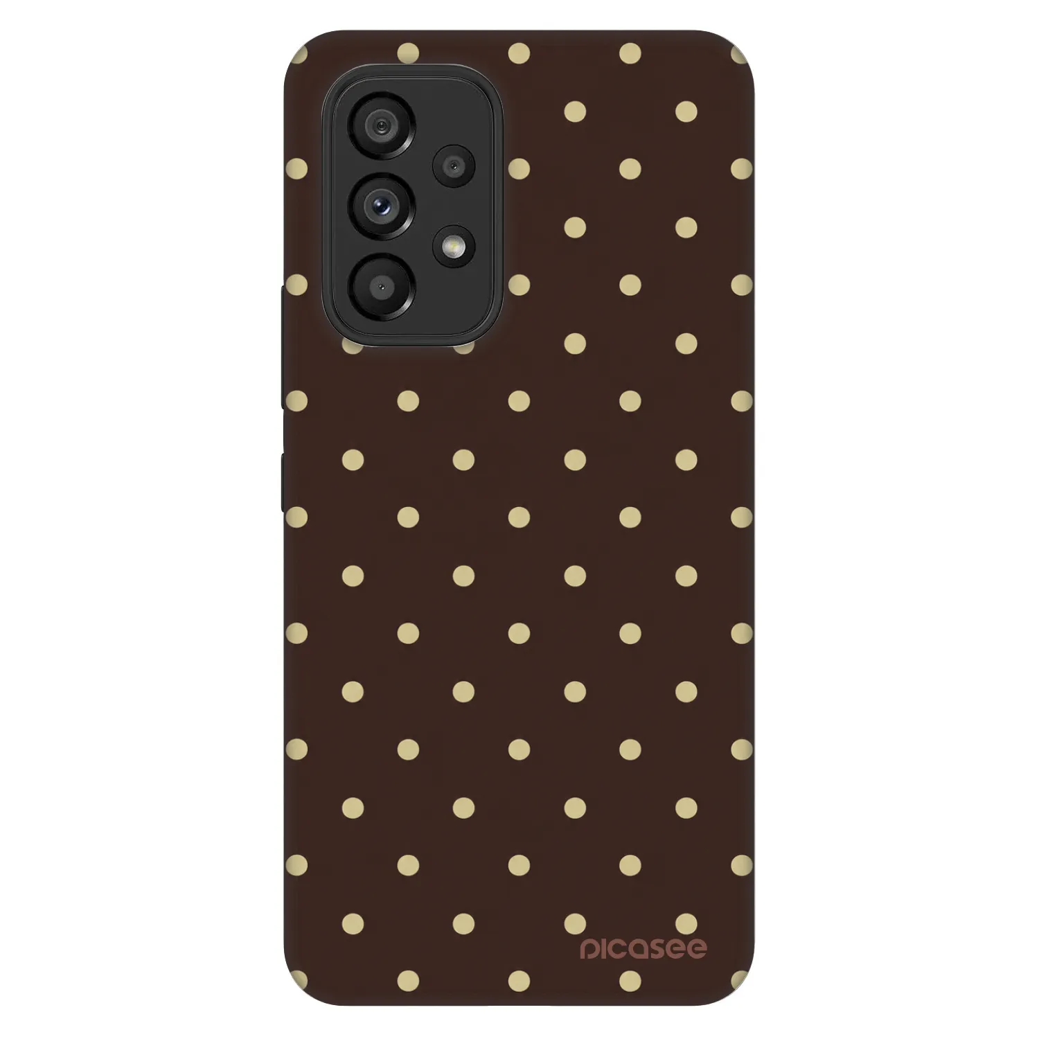 Picasee Fashion Case za Samsung Galaxy A53 5G A536 - Vanilla Dots & Chocolate