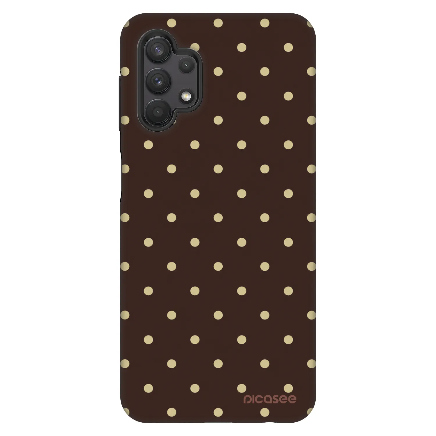 Picasee Fashion Case za Samsung Galaxy A32 5G A326B - Vanilla Dots & Chocolate