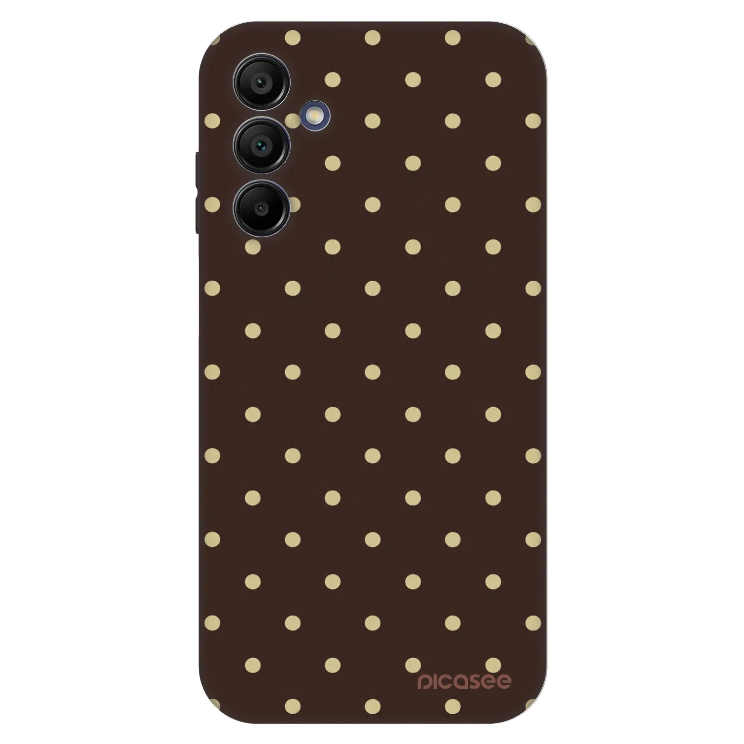 Picasee Fashion Case za Samsung Galaxy A15 A155F 4G - Vanilla Dots & Chocolate