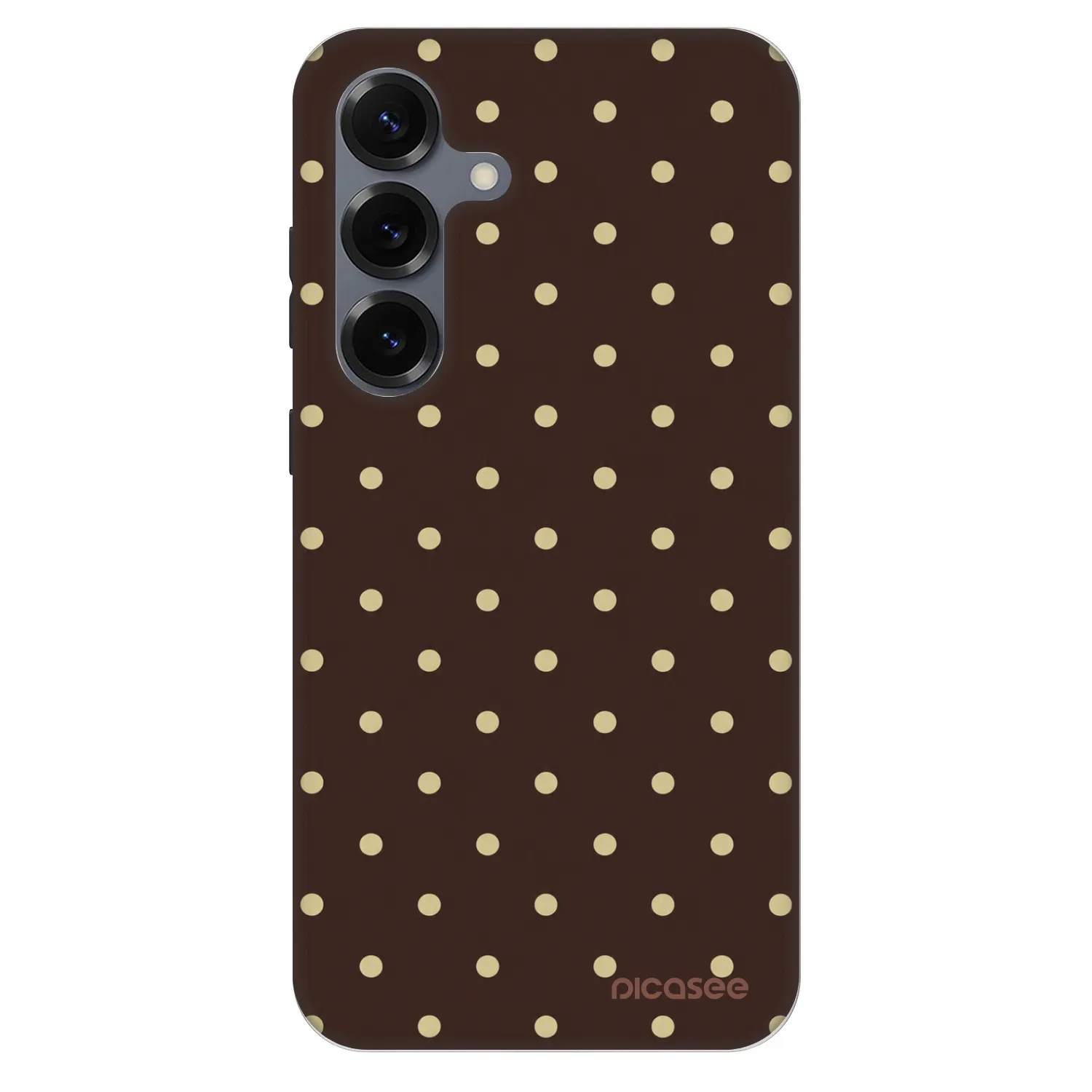 Picasee Fashion Case PowerShare pro Samsung Galaxy S25 5G - Vanilla Dots & Chocolate