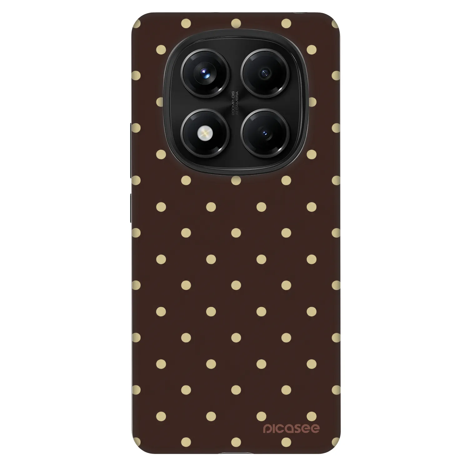 Picasee Fashion Case za Xiaomi Redmi Note 14 Pro 4G - Vanilla Dots & Chocolate