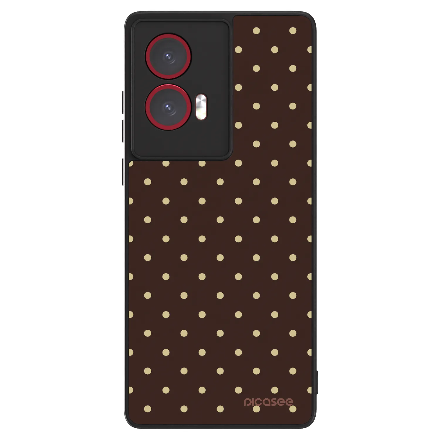 Picasee ULTIMATE CASE za Motorola Edge 50 Fusion - Vanilla Dots & Chocolate