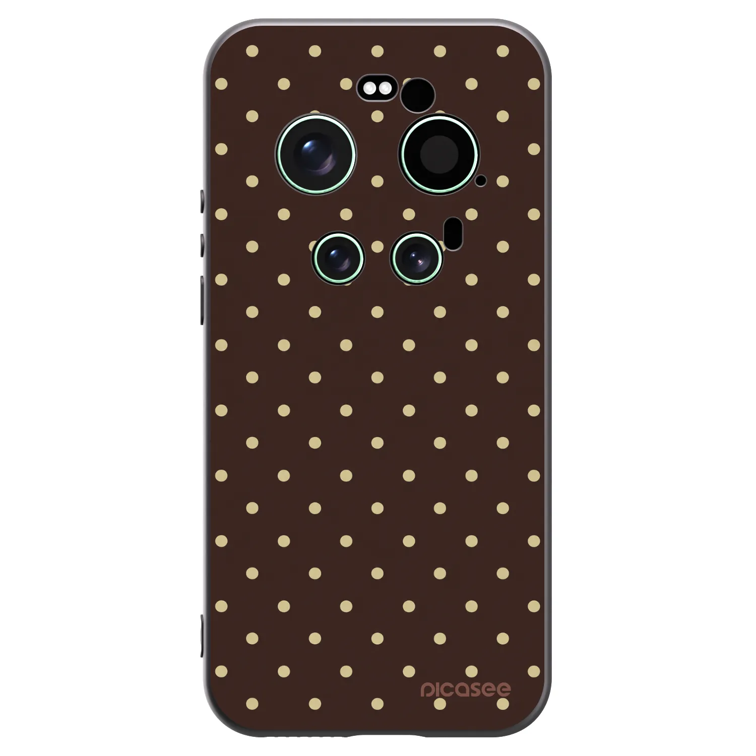 Picasee crna silikonska maskica za Xiaomi 17 Ultra - Vanilla Dots & Chocolate