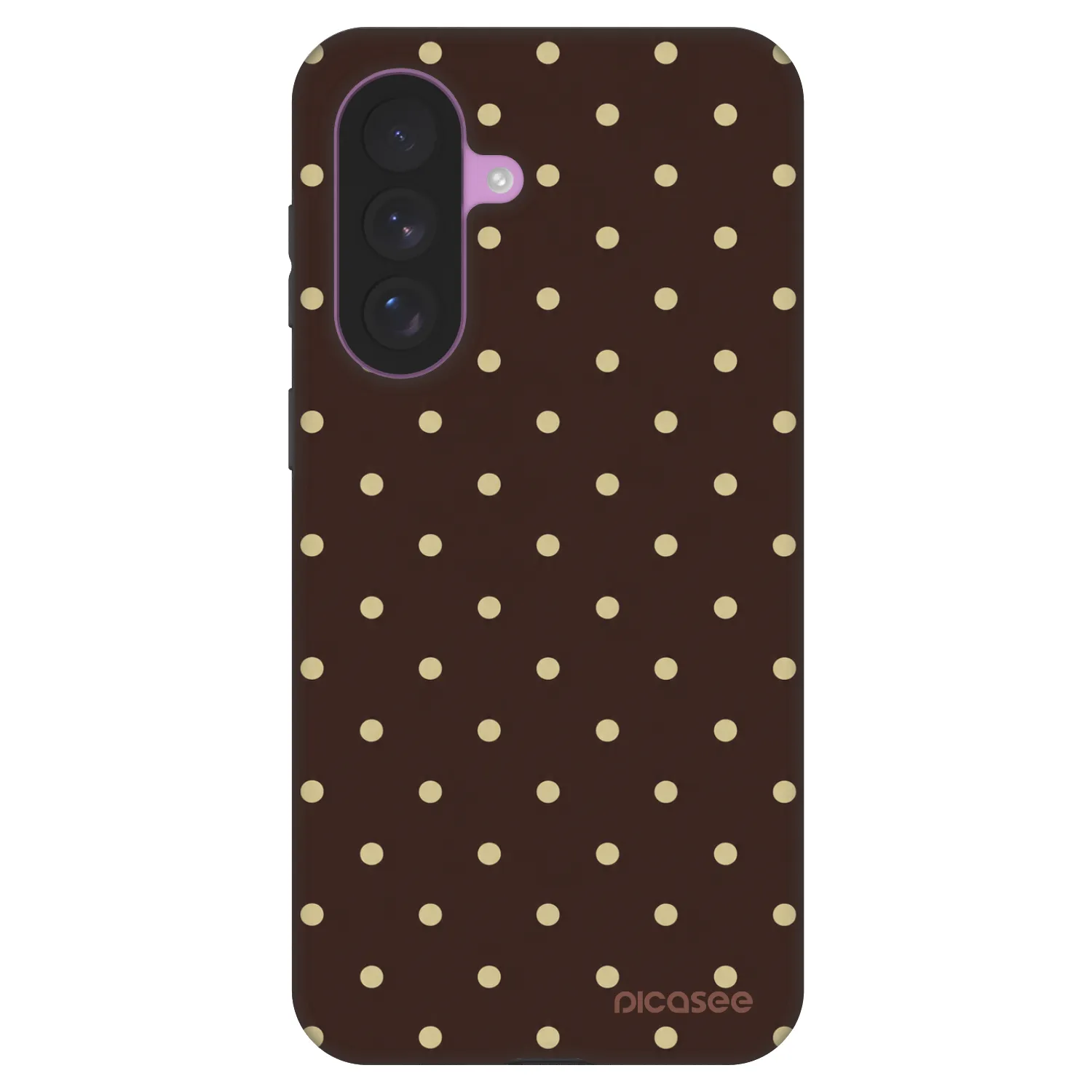 Picasee Fashion Case za Samsung Galaxy A57 5G - Vanilla Dots & Chocolate