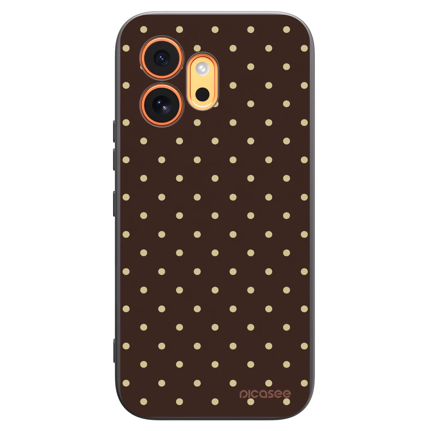 Picasee crna silikonska maskica za Honor 600 - Vanilla Dots & Chocolate