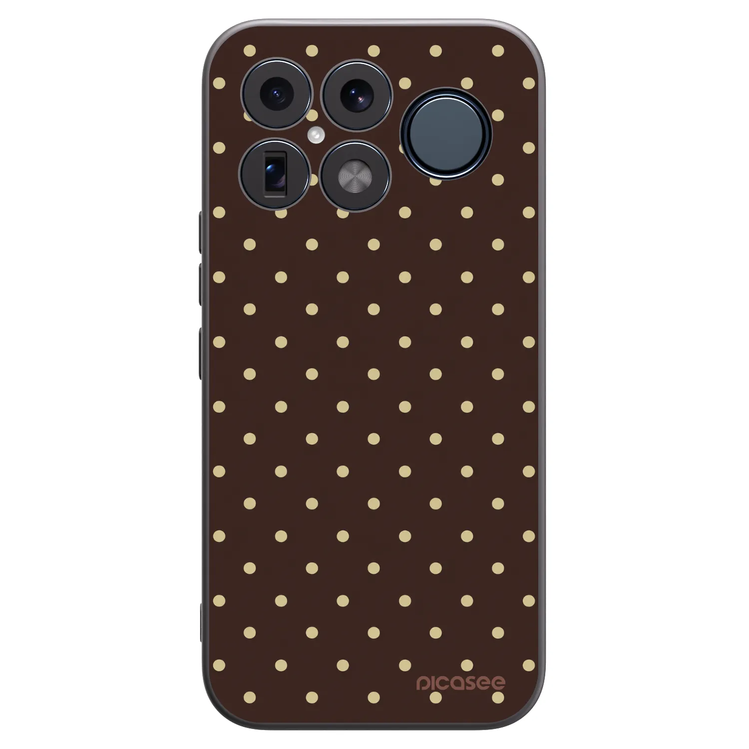 Picasee crna silikonska maskica za Xiaomi Poco F8 Ultra - Vanilla Dots & Chocolate