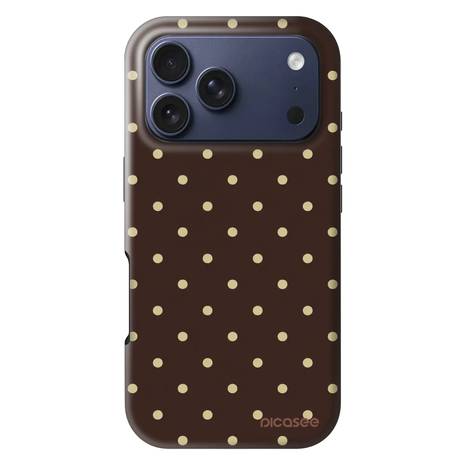 Picasee Fashion Case MagSafe za Apple iPhone 18 Pro - Vanilla Dots & Chocolate
