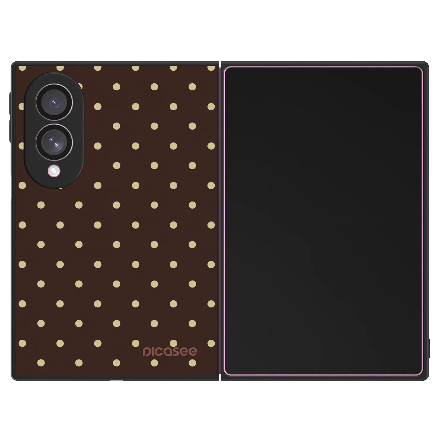Picasee ULTIMATE CASE za Samsung Galaxy Z Fold8 5G - Vanilla Dots & Chocolate
