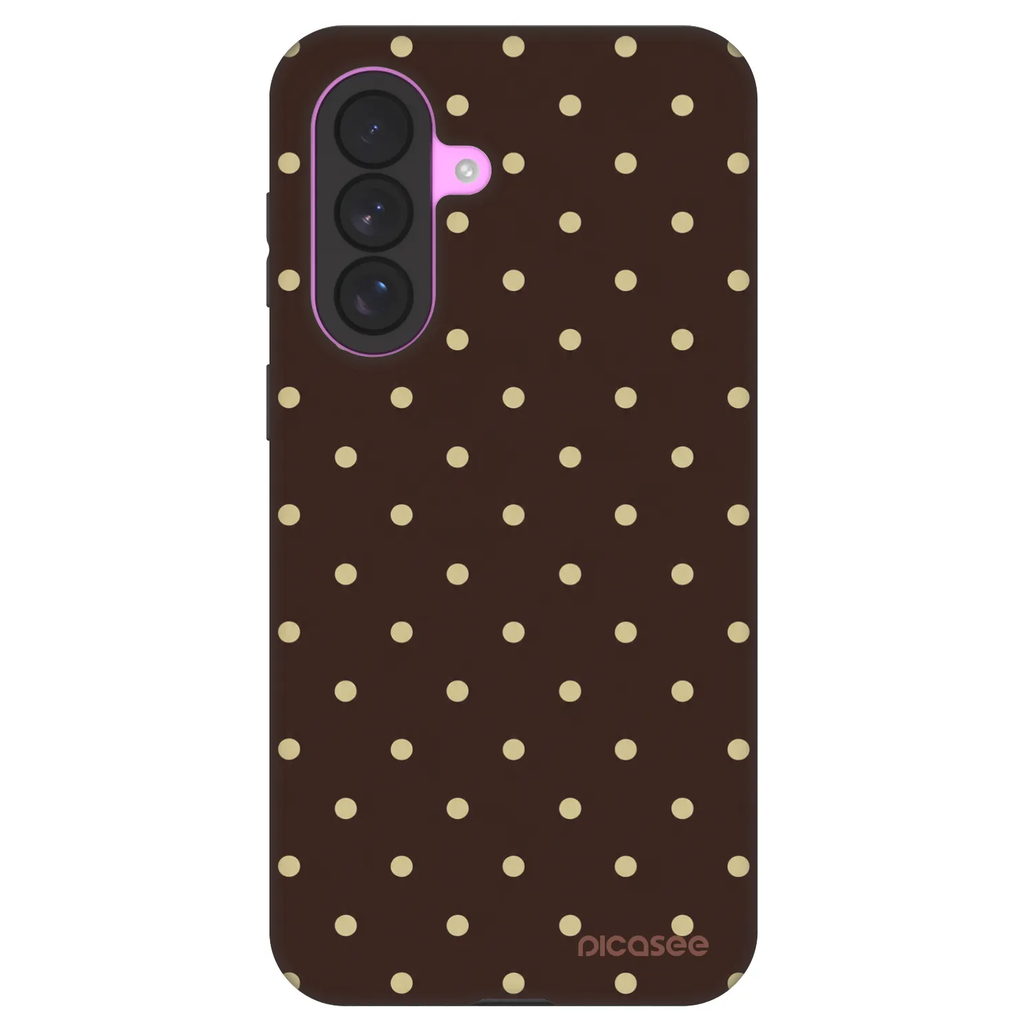 Picasee Fashion Case za Samsung Galaxy A37 - Vanilla Dots & Chocolate