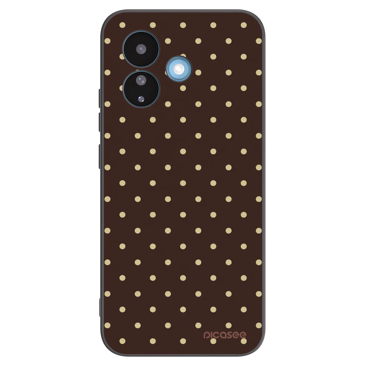 Picasee crna silikonska maskica za Xiaomi Redmi Note 17 Pro 5G - Vanilla Dots & Chocolate