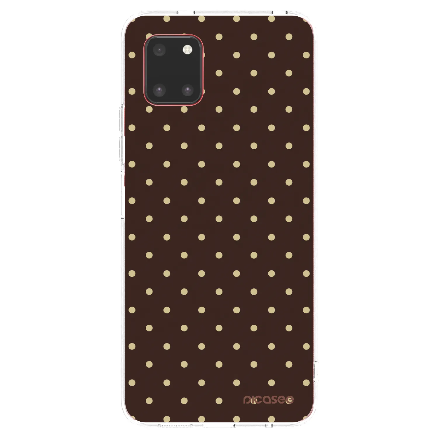 Picasee silikonska prozirna maskica za Samsung Galaxy Note 10 Lite N770F - Vanilla Dots & Chocolate