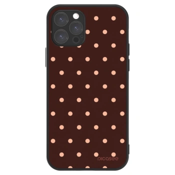 Picasee ULTIMATE CASE za Apple iPhone 12 Pro - Peach Dots & Chocolate