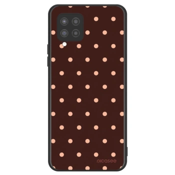 Maskica za Samsung Galaxy A42 A426B - Peach Dots & Chocolate