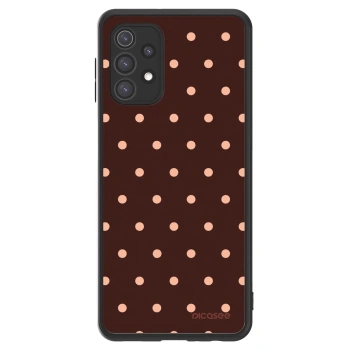 Picasee ULTIMATE CASE za Samsung Galaxy A32 5G A326B - Peach Dots & Chocolate