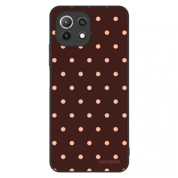 Maskica za Xiaomi Mi 11 Lite - Peach Dots & Chocolate
