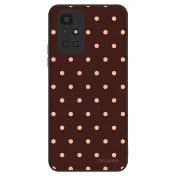 Maskica za Xiaomi Redmi 10 - Peach Dots & Chocolate