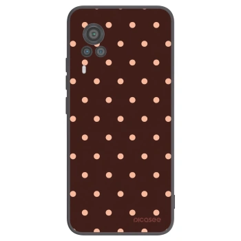Maskica za Vivo X60 Pro 5G - Peach Dots & Chocolate