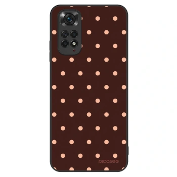 Maskica za Xiaomi Redmi Note 11 - Peach Dots & Chocolate