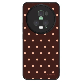 Maskica za Honor Magic5 Pro - Peach Dots & Chocolate