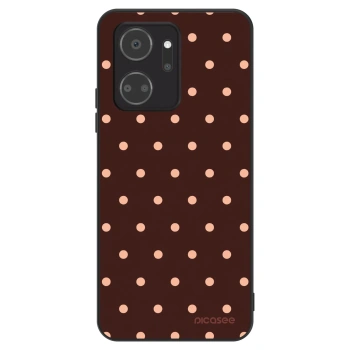 Maskica za Honor X7a - Peach Dots & Chocolate