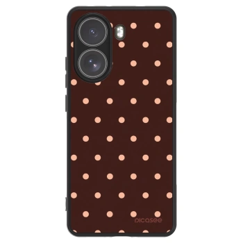 Maskica za Xiaomi Poco X7 Pro 5G - Peach Dots & Chocolate